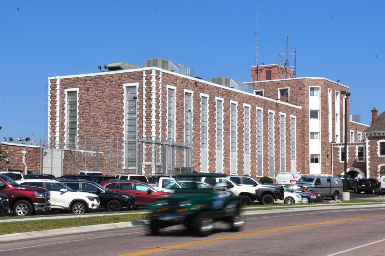 A car drives by the South Dakota State Penitentiary on Tuesday, Sept. 12, 2023 in Sioux Falls, South Dakota.