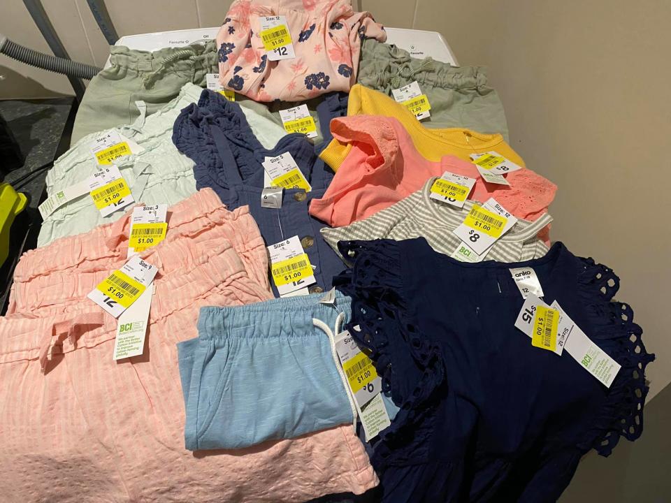 Kid's clothes from Kmart on sale