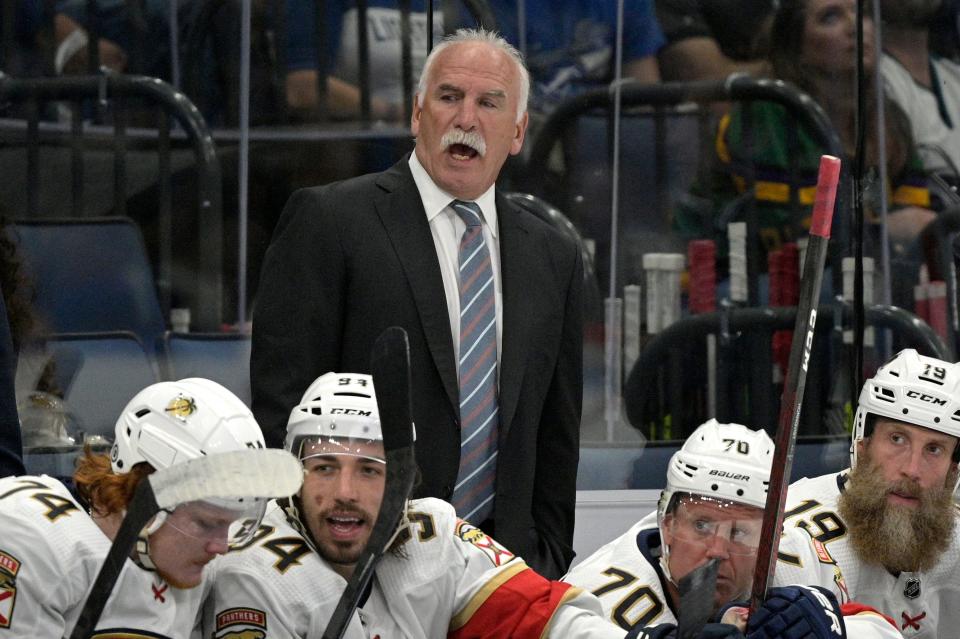 Joel  Quenneville is a three-time Stanley Cup winner with the Blackhawks.