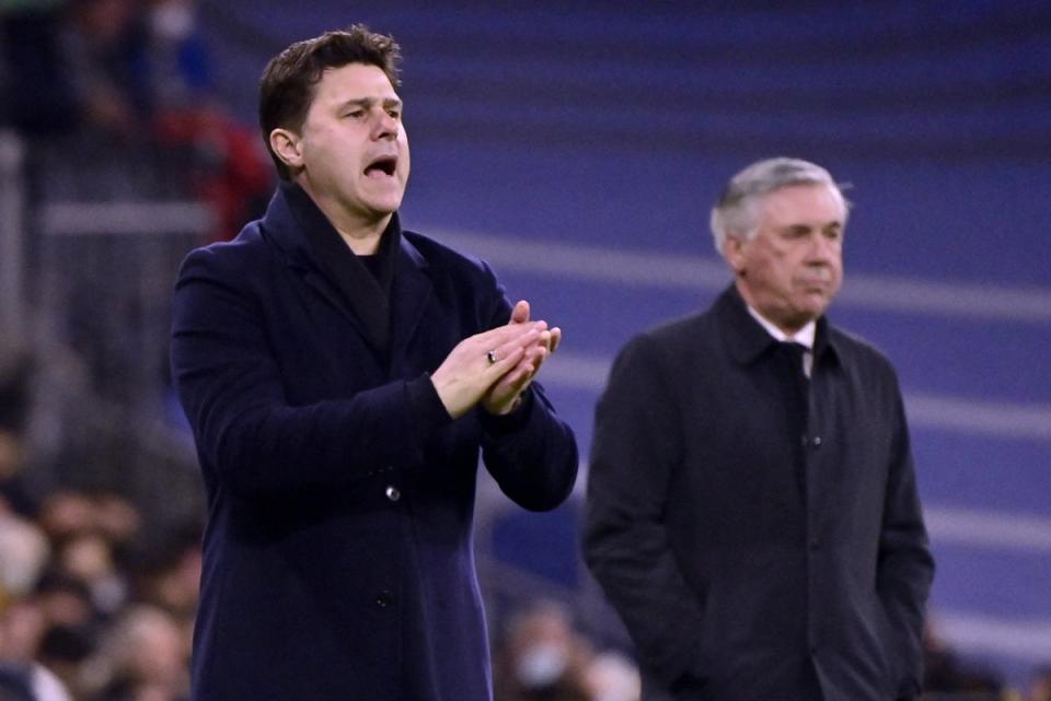 Target: Mauricio Pochettino is another target, but could be lured to Real Madrid should Carlo Ancelotti leave (AFP via Getty Images)