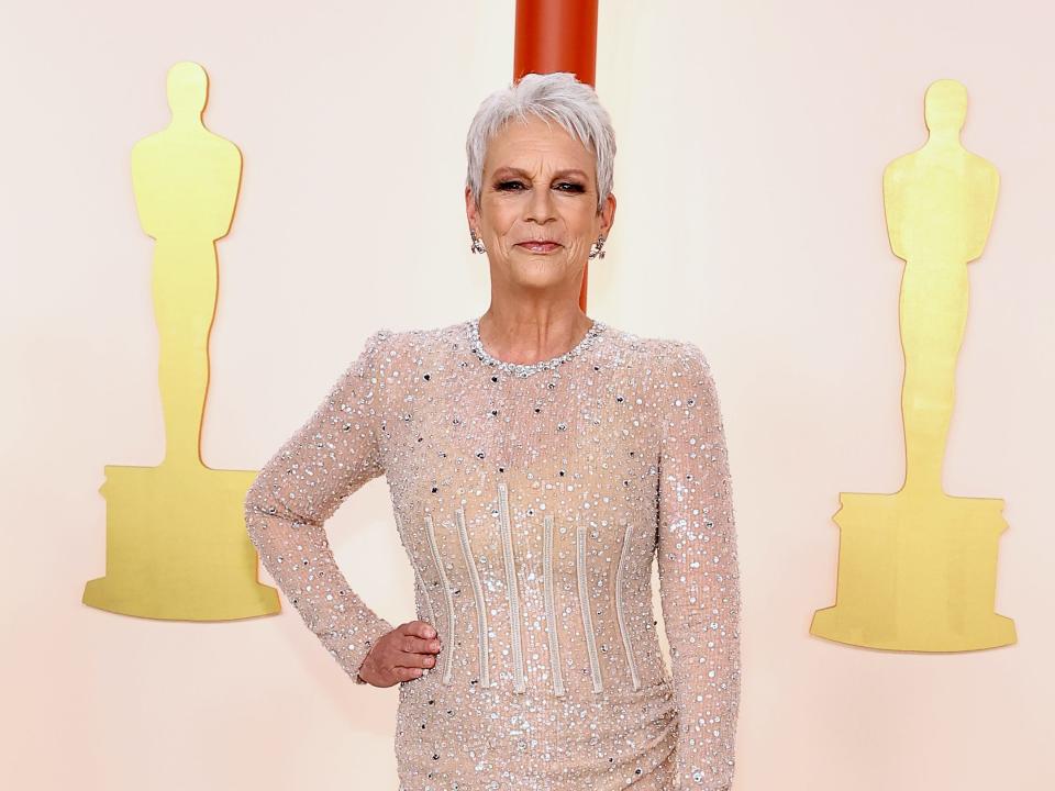 Jamie Lee Curtis attends the 2023 Academy Awards.