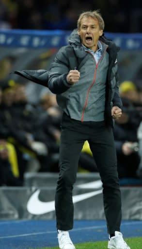 Hertha Berlin head coach Juergen Klinsmann admits he is a big fan of Liverpool's German manager Jurgen Klopp