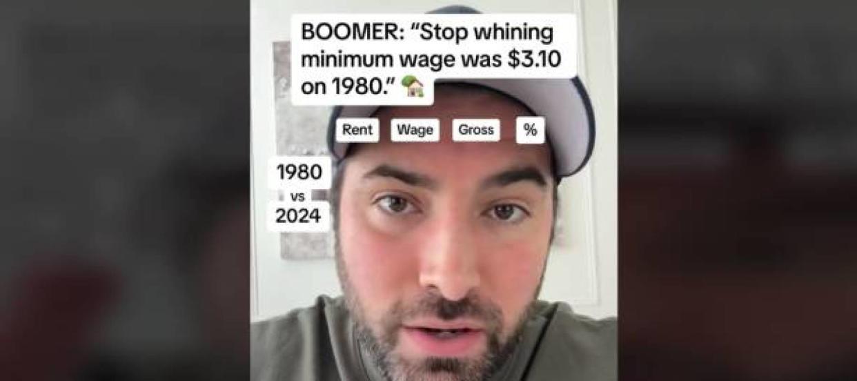 'My son makes over $100K/year and still lives at home': TikToker runs the math, finds college grads now spend the same percentage of income on rent as workers earning $3.10/hour did in 1980