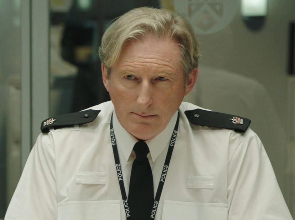 Interested in one thing only: Dunbar as Supt Ted Hastings in ‘Line of Duty’ (BBC/World Productions)