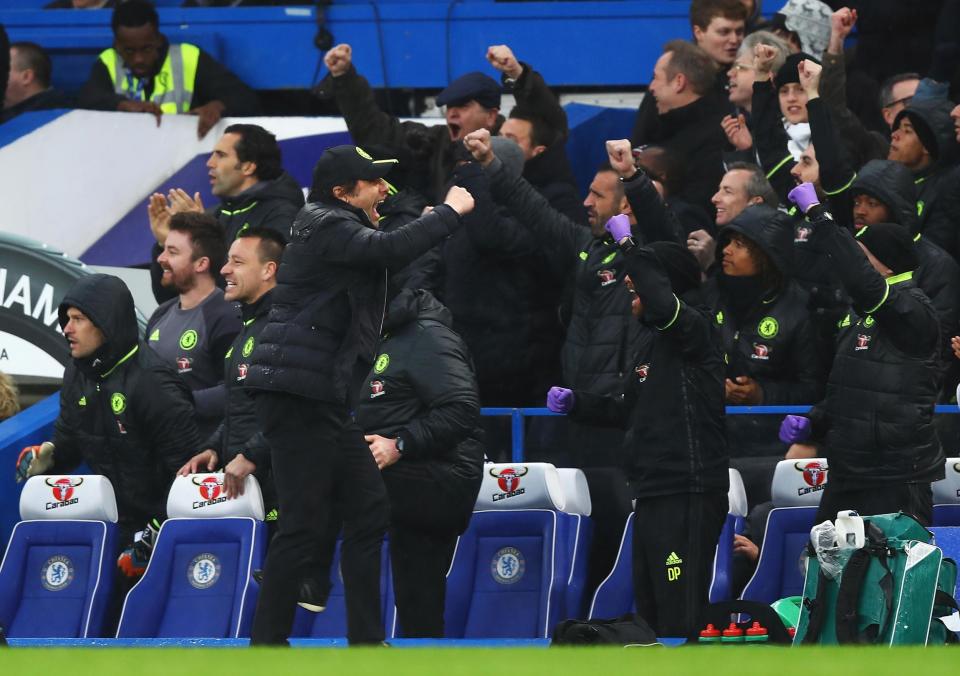 Conte has been impressed with the experience of his side (Getty)