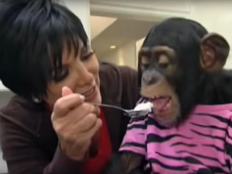 kris jenner monkey