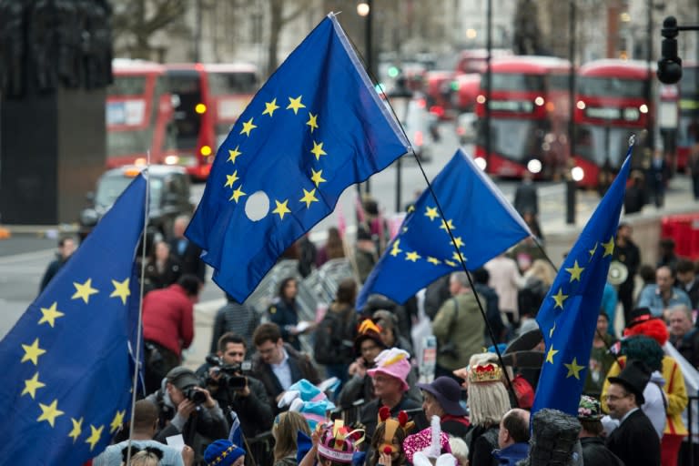 Tens of thousands marched against Brexit in London at the weekend