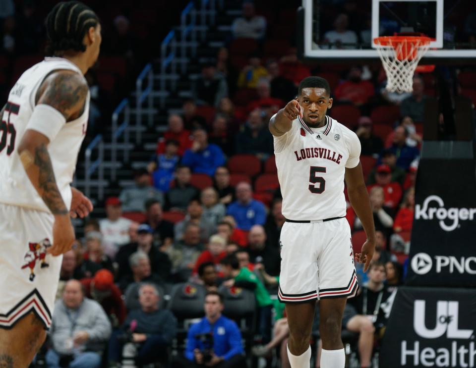 Louisville’s Brandon Huntley-Hatfield and his teammates will try to snap a six-game losing streak Saturday night.