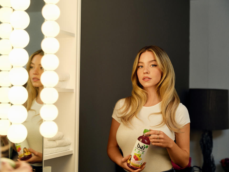 Sydney Sweeney's new Bai campaign.