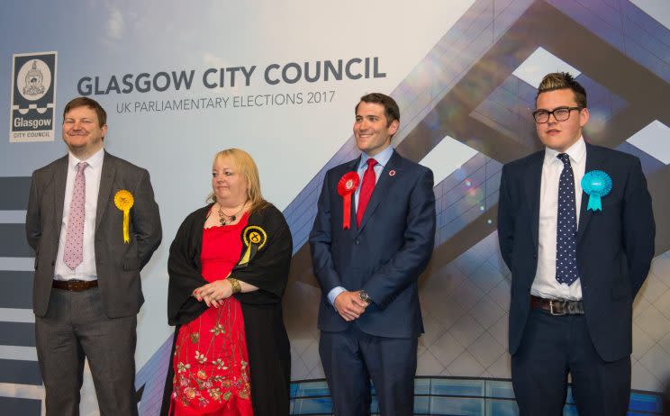 Labour’s Paul Sweeney takes the Glasgow North seat from the SNP (Rex)