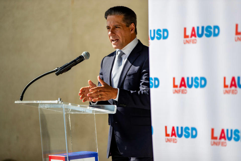 Los Angeles Unified Superintendent Alberto Carvalho is a member of the National Assessment Governing Board, which sets policy for NAEP. (Gina Ferazzi/Getty Images)