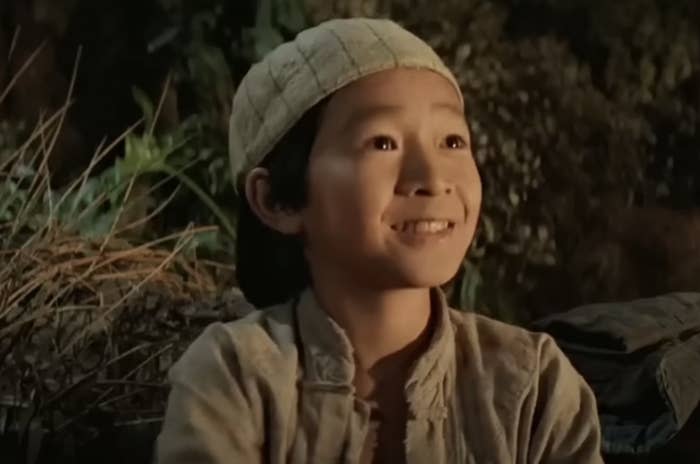 Ke Huy Quan as a child in "Indiana Jones and the Temple of Doom"