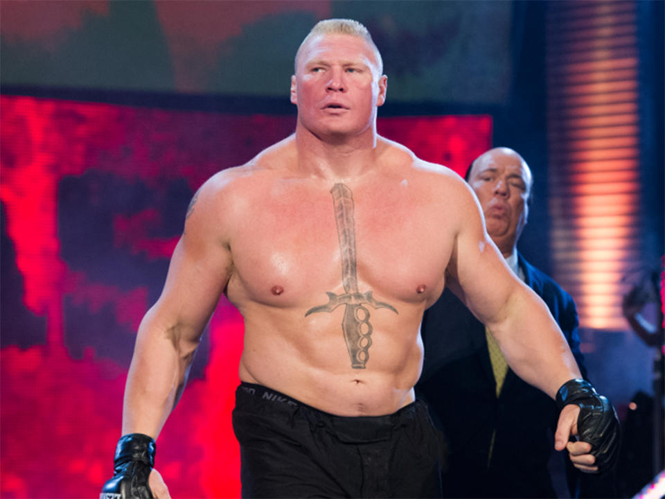 Brock Lesnar could lose his title even if he isn't pinned: WWE