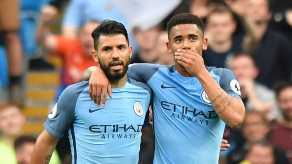 Can you fit Sergio Aguero and Gabriel Jesus into your Yahoo Daily Fantasy Sports team?