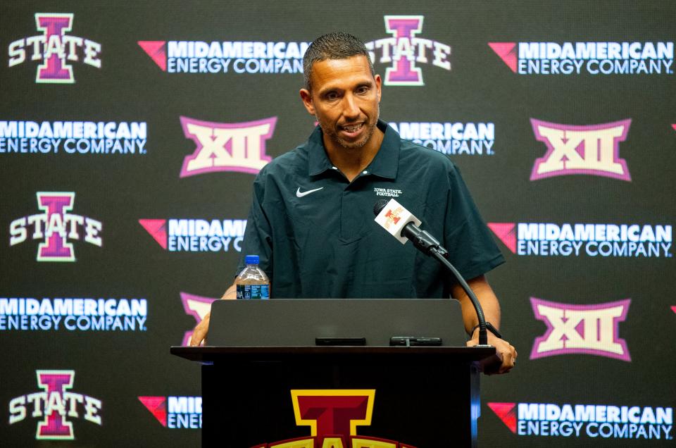 Iowa State coach Matt Campbell will coach against his former defensive coordinator on Saturday.