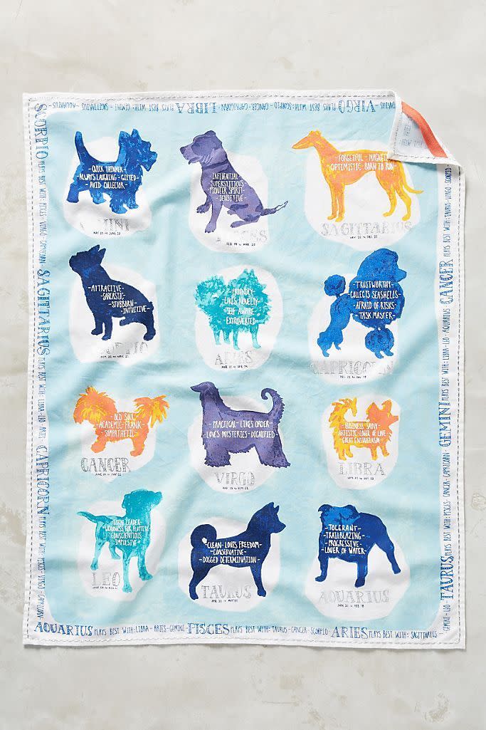 Zodiac Companion Tea Towel