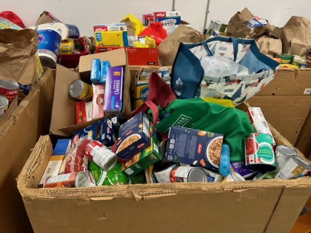 The West Prince Caring Cupboard's four depots saw a 70 per cent increase in the number of clients it served in 2023, and donated food wasn't enough to keep the doors open.  (Aaron Adetuyi/CBC - image credit)