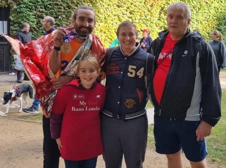 The Argus: Paul Weller with step-mum Jen, dad Steve and daughter Ivy