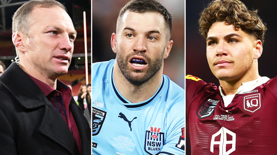 Darren Lockyer, James Tedesco and Reece Walsh.