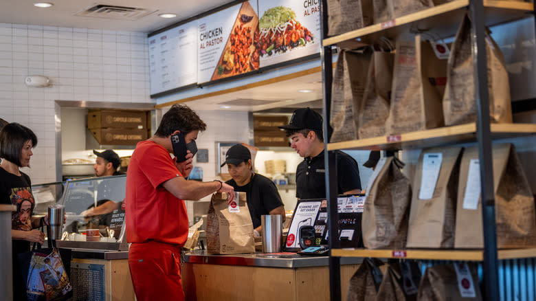 inside chipotle