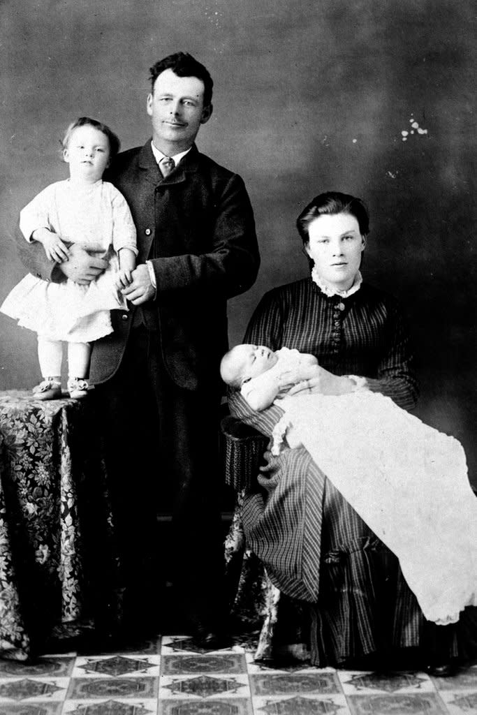 John, Grace and Emma family portrait (Royal British Colombia Museum/BBC/PA)