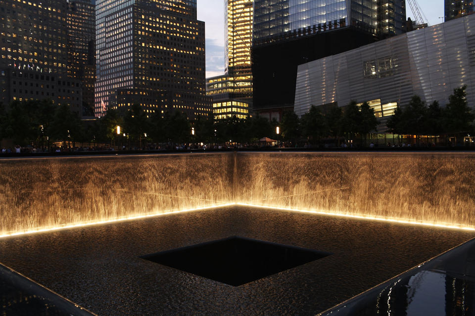 Detalle de uno de las piscinas del Memorial del 9/11. Spencer Platt/Getty Images