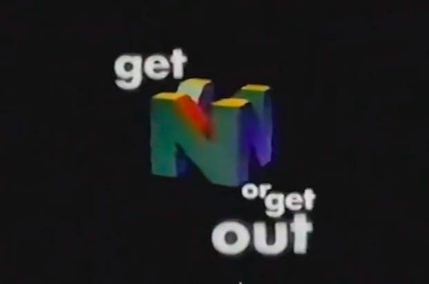 Nintendo logo that says "get N or get out"