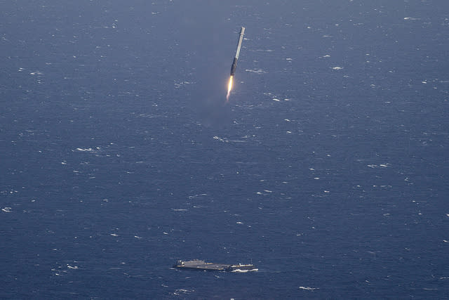 SpaceX Sea Landing 6