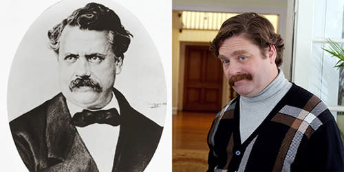 11 MOVIE STARS AND THEIR HISTORICAL LOOKALIKES