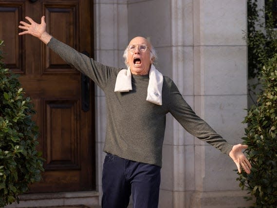 Larry David in "Curb Your Enthusiasm" season 12.