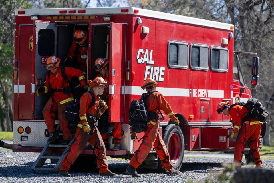 Cal Fire Inmate Crew 5 demonstrates its skills at the Growlersburg Conservation Camp last month in Georgetown. CDCR and Cal Fire are praising the “Youth Offender Program” as a great success and would like to see it expand to other facilities.