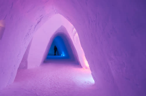 ▲科克尼斯冰雪旅館入口（圖/shutterstock）