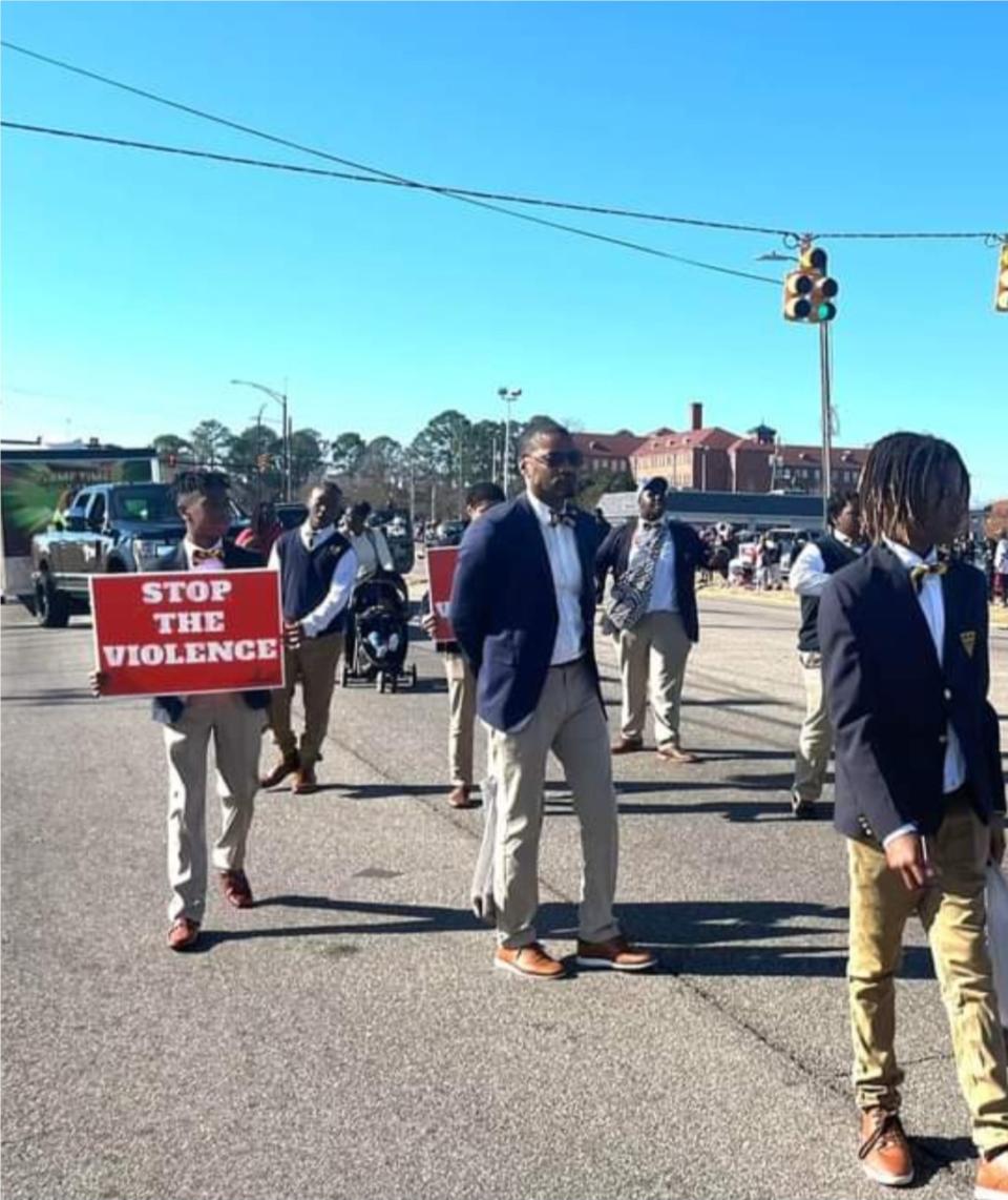 Stopping violence in Montgomery is a message at every Lacey-Boyd New Year's Day Parade.