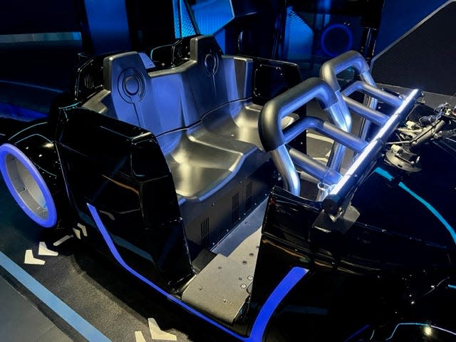 Several TRON Lightcycle / Run trains offer accessible seating options for guests.