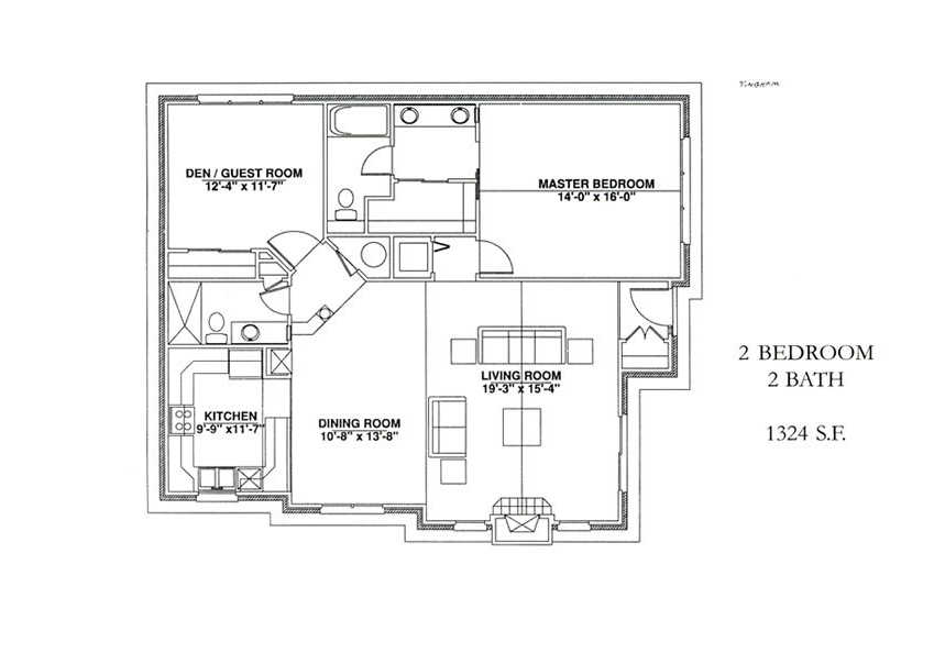 The layout of the cosy cottage has been revealed. Photo: Supplied