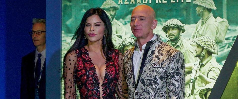 Jeff Bezos and Lauren Sanchez