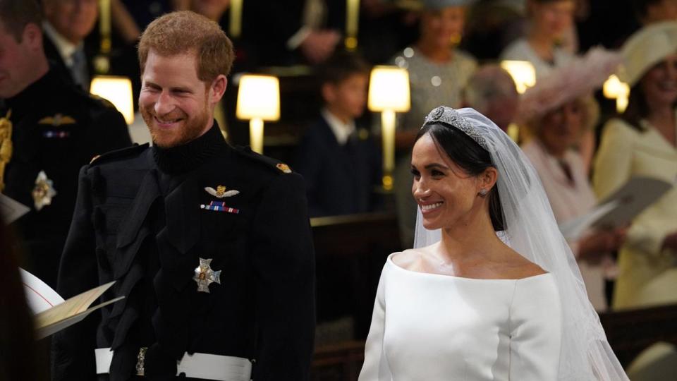 Meghan's is the newest entry in a remarkable line of wedding gowns.