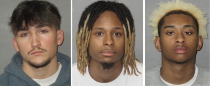 Casen Carver, 18, Everette Lee, 28, and Kaivon Washington, are charged in the rape of Madison Brooks (Baton Rouge PD)