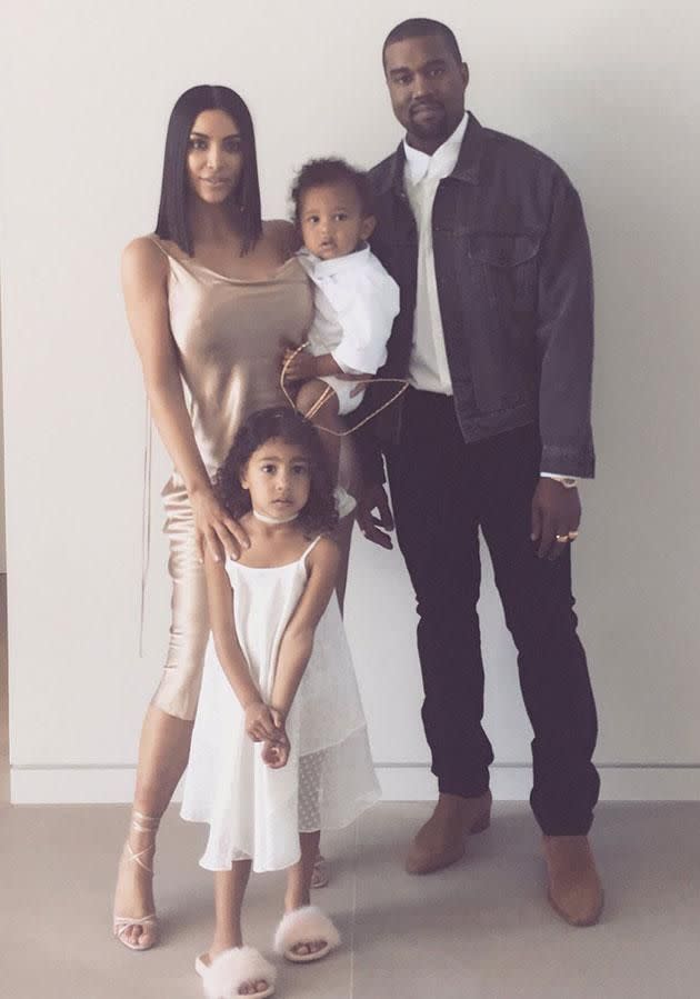 Kimmy K said that North inherited her dad's personality. Source: Instagram