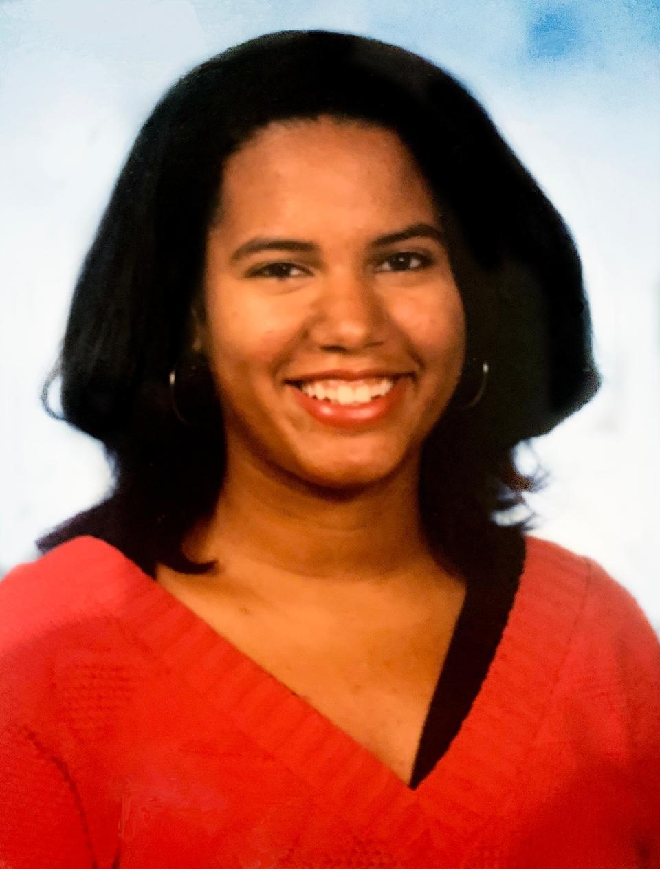 Shani Dowell, a Nashville tech innovator, in her freshman year of high school in 1990 in Houston, Texas. The picture is from her high school year book.