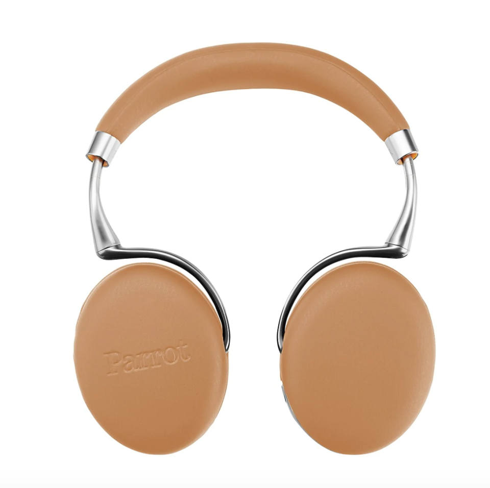 Parrot zik 3 camel leather grain headphones