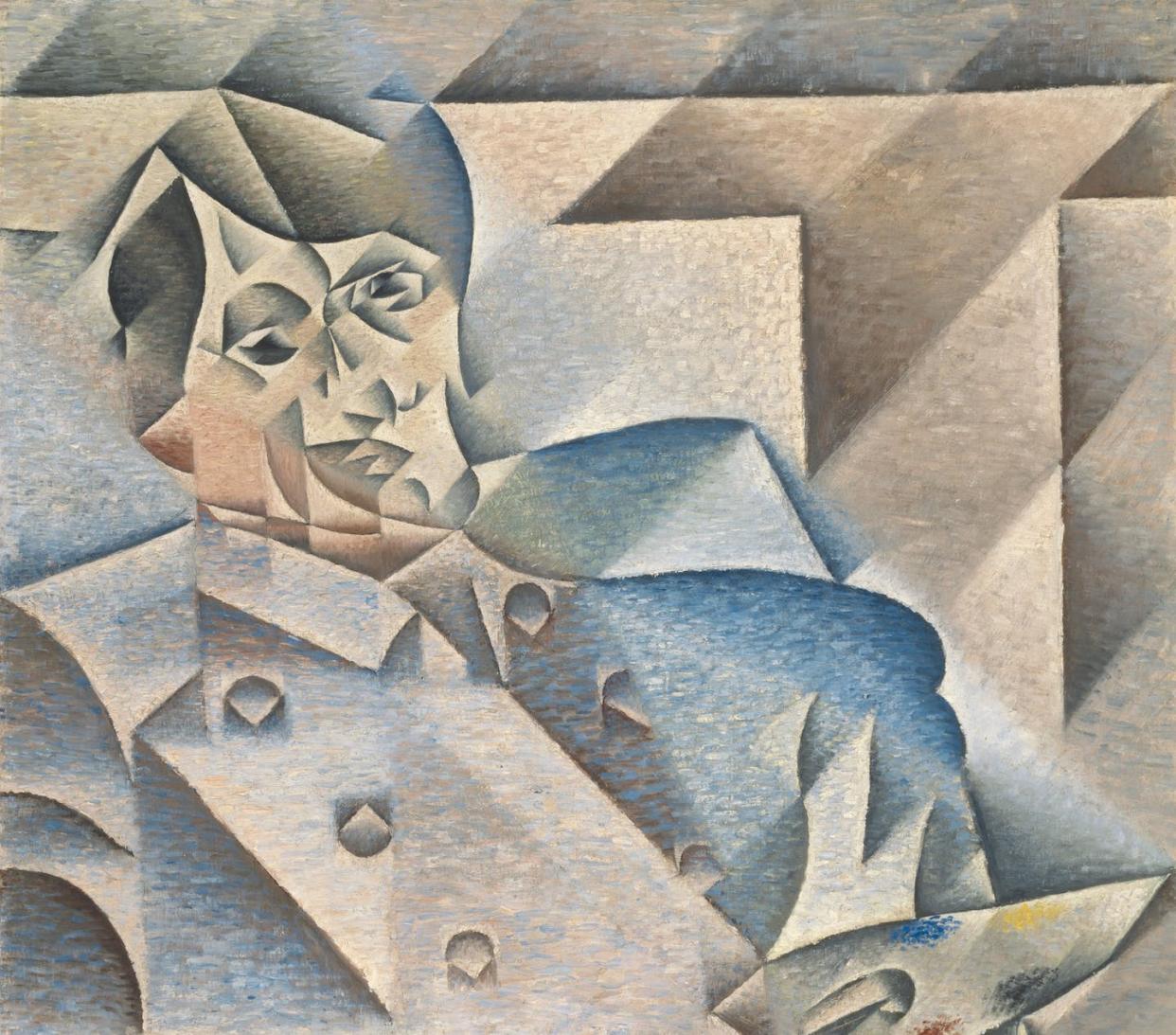 Retrato de Pablo Picasso por Juan Gris, 1912. <a href="https://commons.wikimedia.org/wiki/File:Juan_Gris_-_Portrait_of_Pablo_Picasso_-_Google_Art_Project.jpg" rel="nofollow noopener" target="_blank" data-ylk="slk:Google Art Project;elm:context_link;itc:0;sec:content-canvas" class="link ">Google Art Project</a>