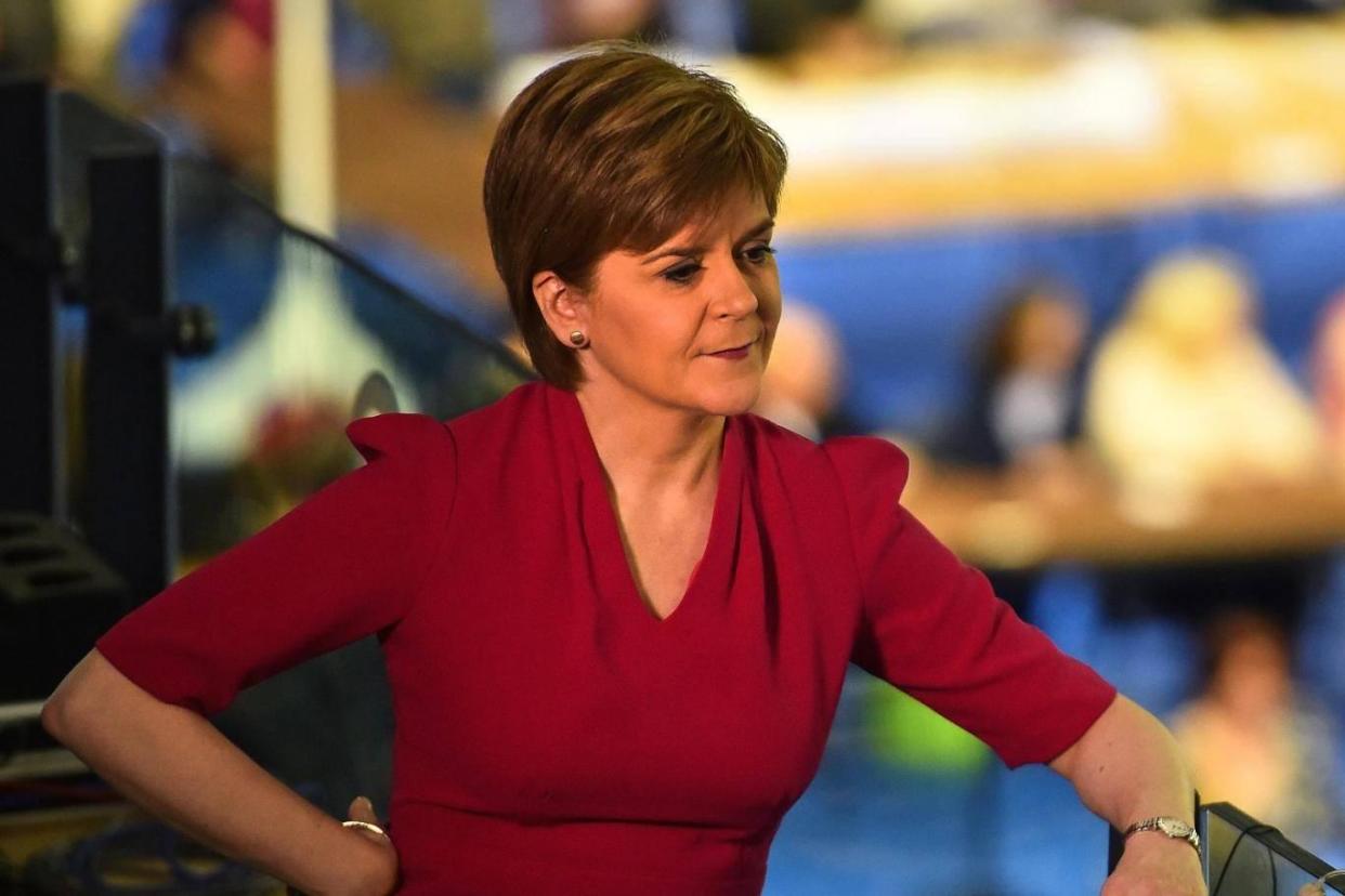 Nicola Sturgeon said yesterday’s report would ‘restart the debate’ on Scottish independence: Getty