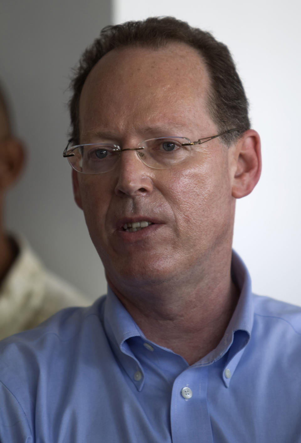 In this picture taken Jan. 10, 2012, Partners in Health's co-founder, Dr. Paul Farmer, attends the inauguration of national referral and teaching hospital in Mirebalais, 30 miles (48 kilometers) north of Port-au-Prince, Haiti. Dr. Paul Farmer, a physician, humanitarian and author renowned for providing health care to millions of impoverished people, has died. He was 62. Farmer co-founded the global nonprofit Partners in Health, which confirmed his death Monday, Feb. 21, 2022. (AP Photo/Dieu Nalio Chery, file)