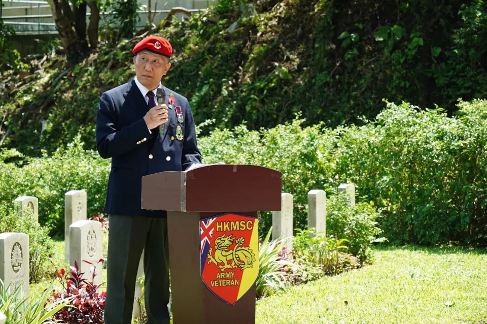 香港陸軍服務團協會主席程源基希望傳承盟軍守衛香港的歷史，「只能做到幾多得幾多」。