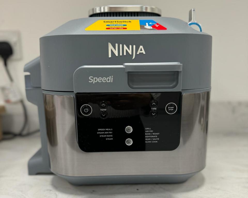Close-up of Ninja Speedi at Future Plc test kitchen