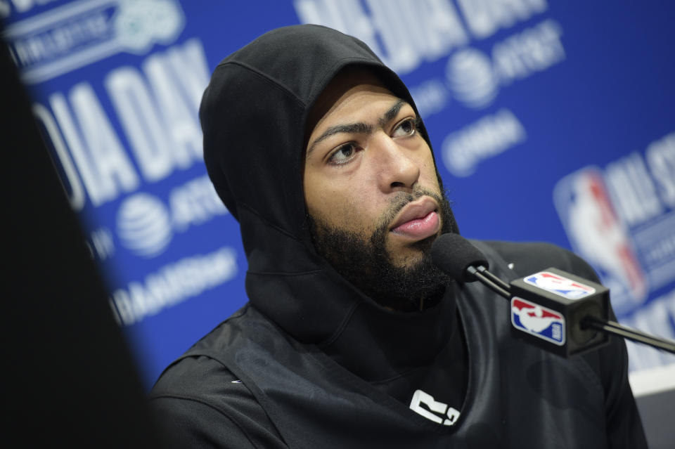 Somehow, the New Orleans Pelicans’ plans for Anthony Davis have only gotten murkier since the NBA trade deadline. (Getty)