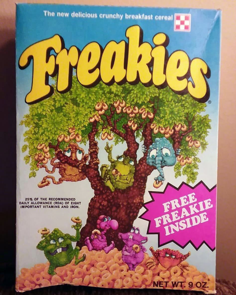 Freakies Cereal Box Ralston 1970s