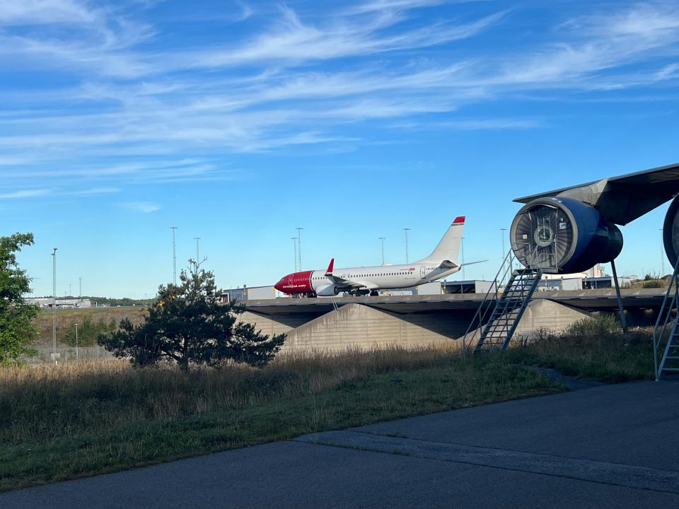 Staying at the Jumbo Stay 747 hotel in Sweden.