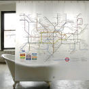 <b>London underground shower curtain - £35 - <a href="http://bit.ly/UdCDhV" rel="nofollow noopener" target="_blank" data-ylk="slk:Men’s Society;elm:context_link;itc:0;sec:content-canvas" class="link ">Men’s Society</a> </b><br><br> Put your bathroom on the style map with a London underground shower curtain – perfect for city dwellers who like to plan their journey in the shower. For dedicated Londonites, there’s also the tube map mirror, £89.99 from I Want One of Those.